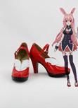 Problem Children are Coming from Another World, aren't They? Schwarz Kaninchen Rabbit Cosplay Schuhe Stiefel Maßgeschneiderte