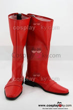 Laden Sie das Bild in den Galerie-Viewer, Power Ranger Cosplay Schuhe Stiefel Maßgeschneiderte Rot