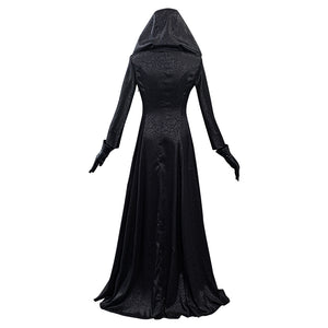 Resident Evil Village Bela Dimitrescu Schwarz Kleid Cosplay Kostüm Vampire Kleid