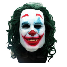 Laden Sie das Bild in den Galerie-Viewer, Batman Joker Dark knight Crown Maske Kopfbedeckung Cosplay Requsite Grün