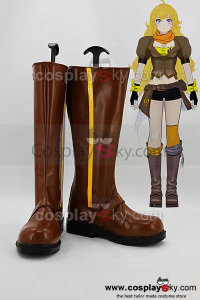 RWBY Gelb Anhänger Yang Xiao Long Cosplay Stiefel