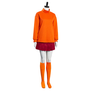 Scooby-Doo Velma Dinkley Cosplay Halloween Karneval Kostüm