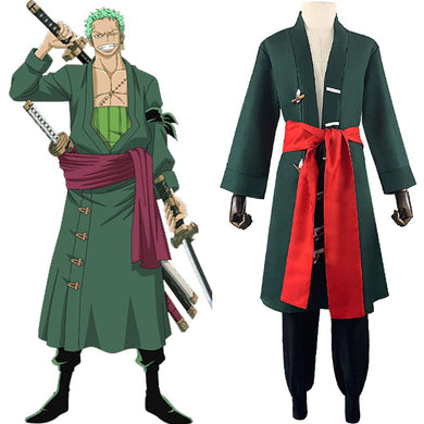 One Piece Roronoa Zoro Cosplay Halloween Karneval Kostüm