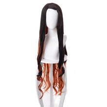 Laden Sie das Bild in den Galerie-Viewer, Demon Slayer: Kimetsu no Yaiba Nezuko Kamado Cosplay Perücke Erwachsene