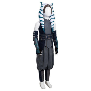 Kinder Ahsoka Tano Star Wars Cosplay Outfits Halloween Karneval Kostüme