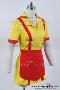 2 Broke Girls Max Caroline Kellnerinnen Uniform Kleid Cosplay Kostüm Karnival für Party Mottoparty