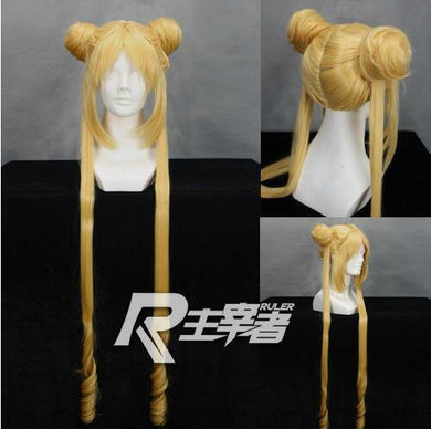 Sailor Moon Usagi Tsukino Perücke Cosplay Perücke Gold