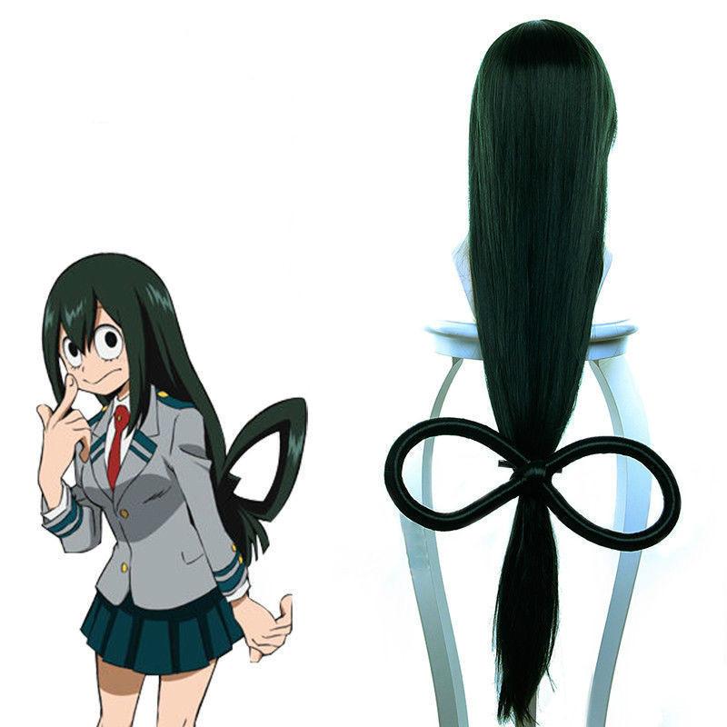 Boku no Hero Academia My Hero Academia Tsuyu Asui Perücke Cosplay Perücke