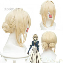 Laden Sie das Bild in den Galerie-Viewer, Violet Evergarden Vaioretto Evagaden Violet Perücke Cosplay Perücke Lang