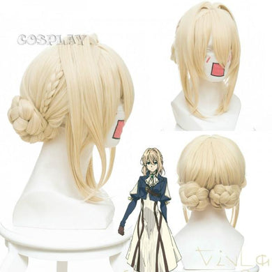 Violet Evergarden Vaioretto Evagaden Violet Perücke Cosplay Perücke Lang