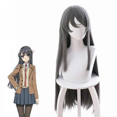 Rascal Does Not Dream of Bunny Girl Senpai Mai Sakurajima bunny Häschen Perücke Cosplay Perücke