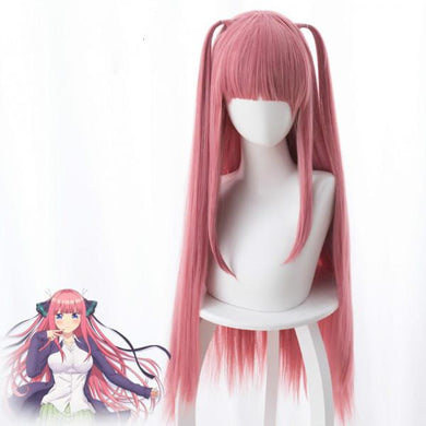 Nino Nakano The Quintessential Quintuplets Fünfgeteilte Bräute Perücke Cosplay Perücke