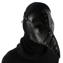 Laden Sie das Bild in den Galerie-Viewer, Plague Doctor Pestdoktor Maske Pestdoktor Artz Maske Halloween Maske Schwarz