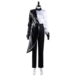 Cruella Cosplay Kostüm Hemd Mantel Outfits Halloween Karneval Suit