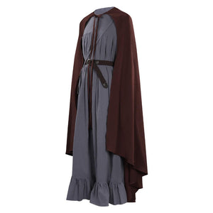 Gandalf The Lord of the Rings schwarze Robe Cosplay Kostüm Halloween Karneval Umhang