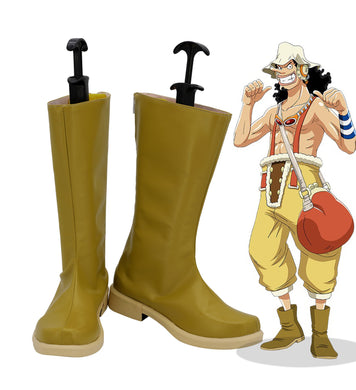 Lysop One Piece Stiefel Cosplay Schuhe