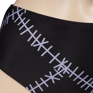 Catwoman Badeanzug Erwachsene Damen Sommer 3tlg. Bademode