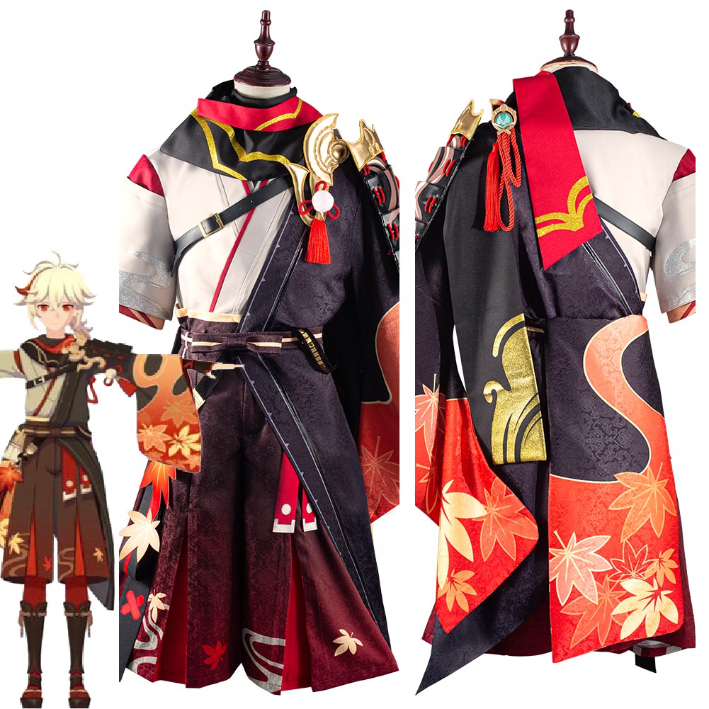 Genshin Impact Kasuha Kostüm Halloween Karneval Cosplay Outfits