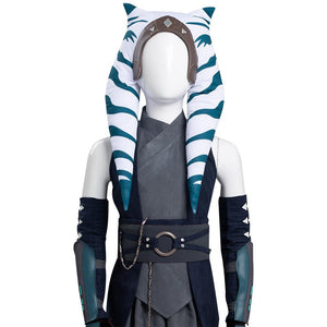 Kinder Ahsoka Tano Star Wars Cosplay Outfits Halloween Karneval Kostüme