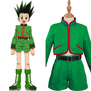 Kinder Gon Freecss Cosplay Kostüm Hunter x Hunter Kinder Outfits Halloween Karneval Kostüm