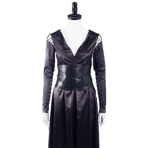 Harry Potter Bellatrix Lestrange Cosplay Kostüm Halloween Karneval Kleid