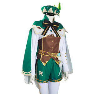 Venti Kostüm Set Genshin Impact Cosplay Halloween Karneval Kostüm