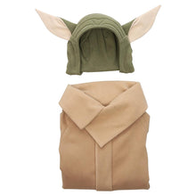 Laden Sie das Bild in den Galerie-Viewer, Baby Yoda Grogu Kostüm The Mandalorian Staffel 2 Cosplay Kostüm Outfit Halloween Karneval Kostüm