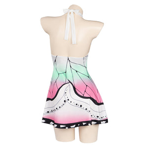 Demon Slayer Kochou Shinobu Sexy Cosplay Bademode Erwachsene Sommer einteiliger Badeanzug