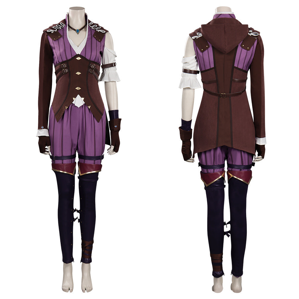 Arcane: League of Legends Caitlyn Cosplay Kostüm Halloween Karneval Outfits