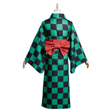 Laden Sie das Bild in den Galerie-Viewer, Demon Slayer Kamado Tanjirou Cosplay Kostüm Outfits Halloween Karneval Kimono