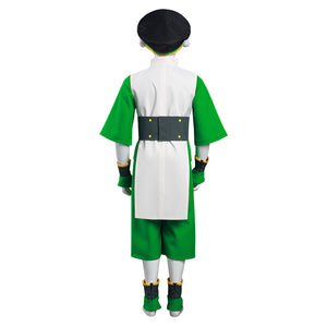 Kinder Avatar Toph Beifong Kostüm The Last Airbender Der Herr der Elemente Cosplay Kostüm