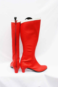 Sailor Moon Usagi Tsukino Cosplay Schuhe Stiefel Rot Version B