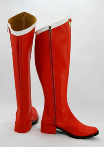 Sailor Moon Usagi Tsukino Cosplay Schuhe Stiefel Rot