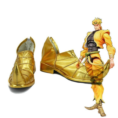 JoJo's Bizarre Adventure 3 Dio Brando Cosplay Schuhe Gold