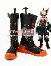 Laden Sie das Bild in den Galerie-Viewer, Boku no Hero Academia My Hero Academia Katsuki Bakugo Stiefel Cosplay Schuhe A