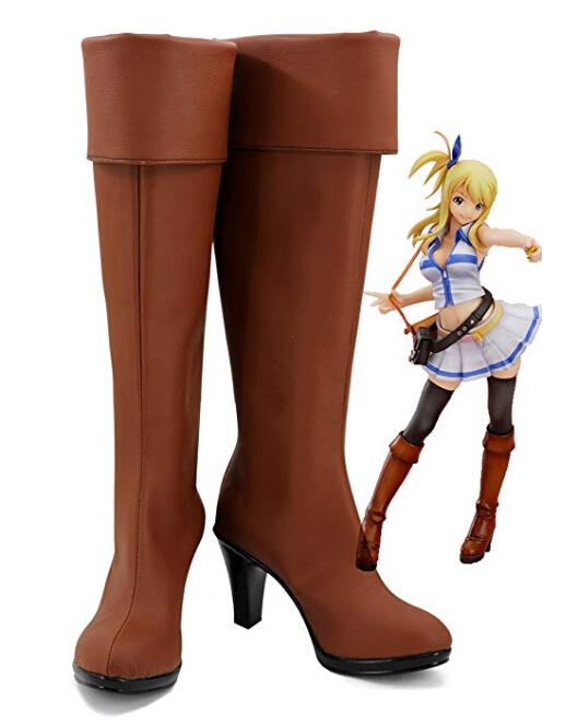 Fairy Tail Lucy Heartfilia Schuhe Cosplay Schuhe Stiefel