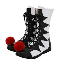 Laden Sie das Bild in den Galerie-Viewer, IT Es: Kapitel 2 Film Pennywise The Clown Outfit Cosplay Schuhe Stiefel Schwarz