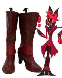 ALASTOR Hazbin Hotel Angel ALASTOR Stiefel Cosplay Schuhe - cosplaycartde