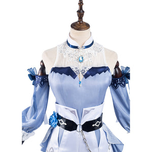 Genshin Impact Qin Cosplay Kostüm Halloween Karneval Outfits