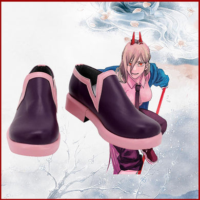 Chainsaw Man Power Cosplay Schuhe Stiefel Halloween Schuhe