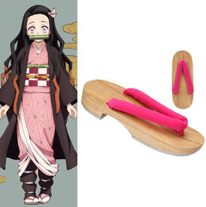 Demon Slayer: Kimetsu no Yaiba Nezuko Kamado Pantoffel Cosplay Schuhe