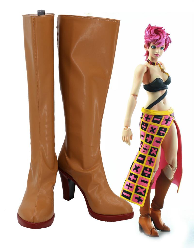 JoJo no Kimyō na Bōken JoJo’s Bizarre Adventure Trish Una Cosplay Stiefel Schuhe