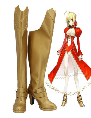 Saber Nero Claudius Fate Extra Stiefel Cosplay Schuhe
