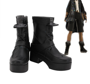 FINAL FANTASY XIV FF14 Schuhe Cosplay Schuhe Schwarz