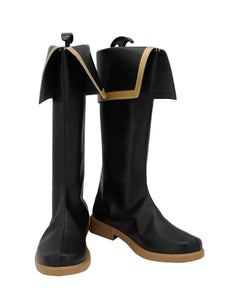Black Clover Yuno Schuhe Cosplay Schuhe Schwarz