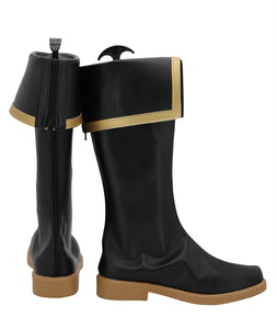 Black Clover Yuno Schuhe Cosplay Schuhe Schwarz