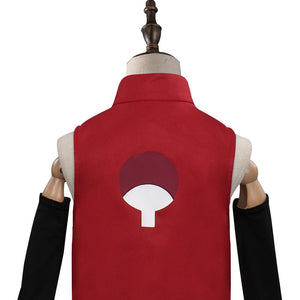 Kinder NARUTO Boruto Sarada Uchiha Kostüm Cosplay Halloween Karneval Outfits