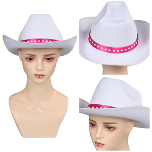 Film 2023 Barbie Margot Robbie Cosplay Cowboyhut Halloween Karneval Outfits