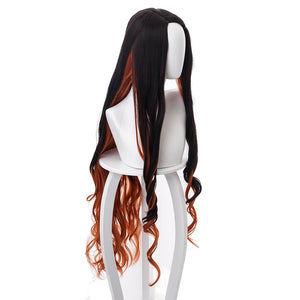 Demon Slayer: Kimetsu no Yaiba Nezuko Kamado Cosplay Perücke Erwachsene
