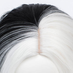 Cruella de Vil Emma Stone Cruella Perücke Karneval Halloween Cosplay Perücke